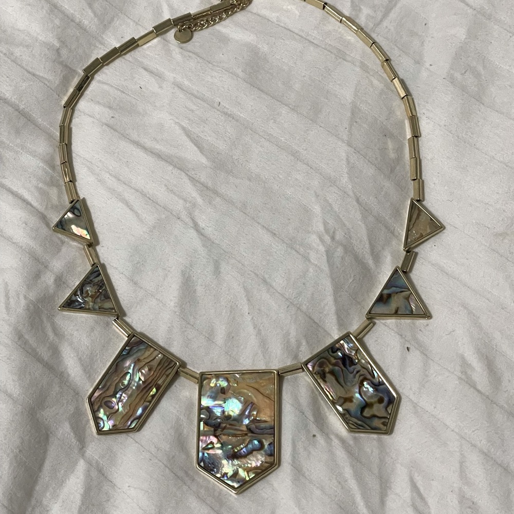 House of Harlow Abalone Statement Necklace